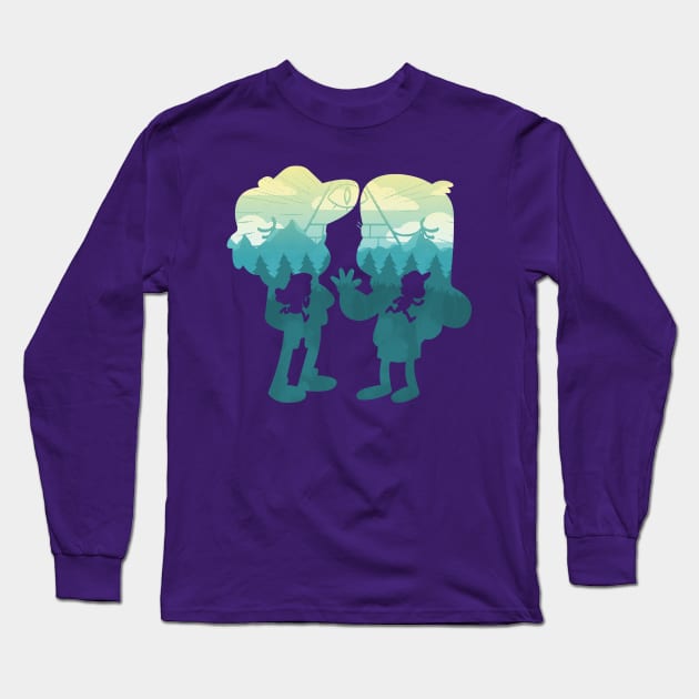 Mystery Twins Long Sleeve T-Shirt by TomTrager